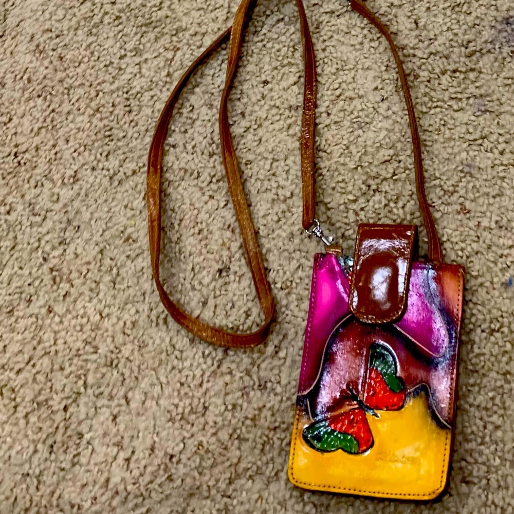 Travel purse butterfly